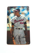 2019 Topps Heritage Super Baseball Hank Aaron Box Topper #22 Braves