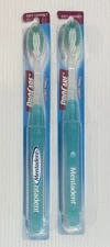 Mentadent 21 ProCare Toothbrush Soft Compact Flexible Handle VINTAGE Lot of 2