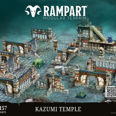 RAM0005 Archon Studio Rampart Modular Terrain Set: Kazumi Temple