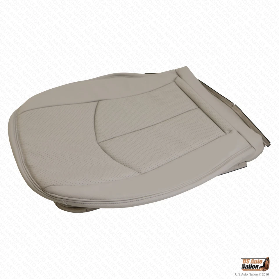 2007 梅赛德斯-奔驰 E280 乘客底部穿孔皮革座椅套灰灰色 — 第 4/4 张图片