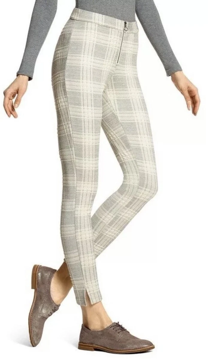 Hue plaid cheap leggings