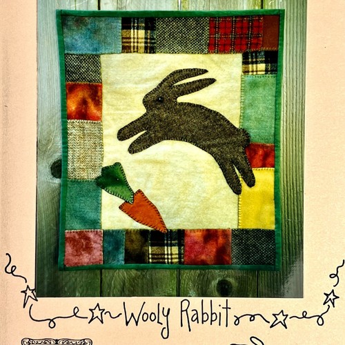 Wooly Rabbit Quilt PATTERN Wooly Folk by CrazyFolk Karen Fahel and Melissa Young - Picture 2 of 7