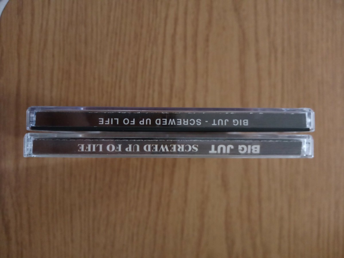 Big Jut Screwed Up Fo Life Lot Of 2 both versions Cd Dj Screw 3-2