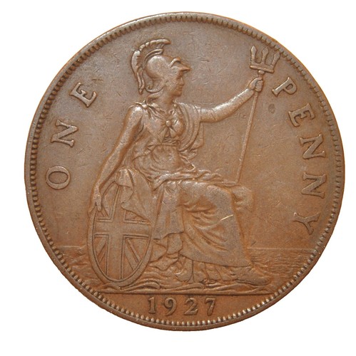 ★激レア★クアドリガ 1927年 イタリア10リラ銀貨 コインWW1795 10 Centesimi 1927. Vittorio Emanuele III, Italy Copper coin