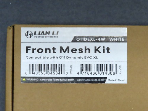 Lian Li Front Mesh Kit O11DEXL-4W White Compatible with O11 Dynamic EVO XL New - Afbeelding 2 van 2