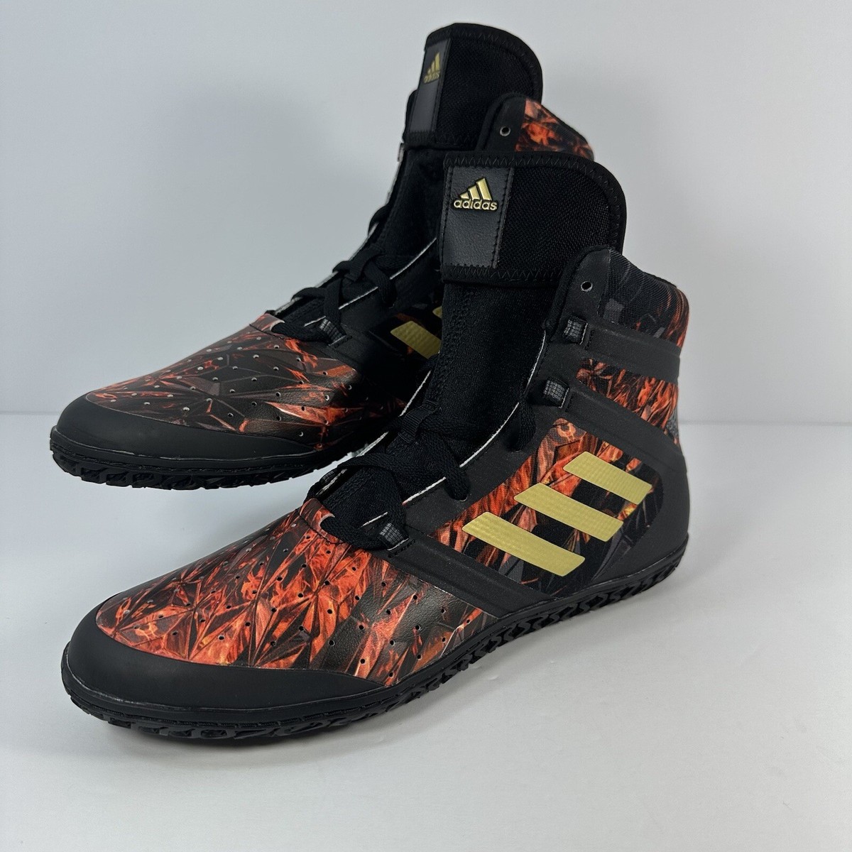 Adidas Flying Impact Wrestling Shoes Red Black Gold CQ1767  display picture 3