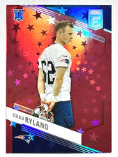 ROOKIE CARD CHAD RYLAND Patriots 2023 Elite ASPIRATIONS RED STARS PARALLEL #/299