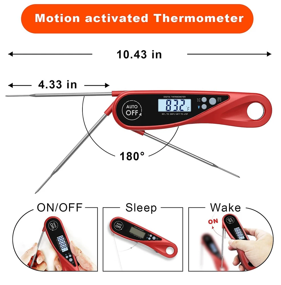 Meat Thermometer Digital Fast Instant Read Food Thermometer For Cooking Candy Ma