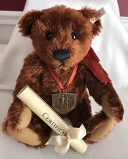 STEIFF Collector s Louis Teddy Bear 44 Mohair COA Limited Edition Red Tag