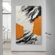 Nordic Home Aesthetics Decoration Painting Abstract Handmade Wall Art Canvas