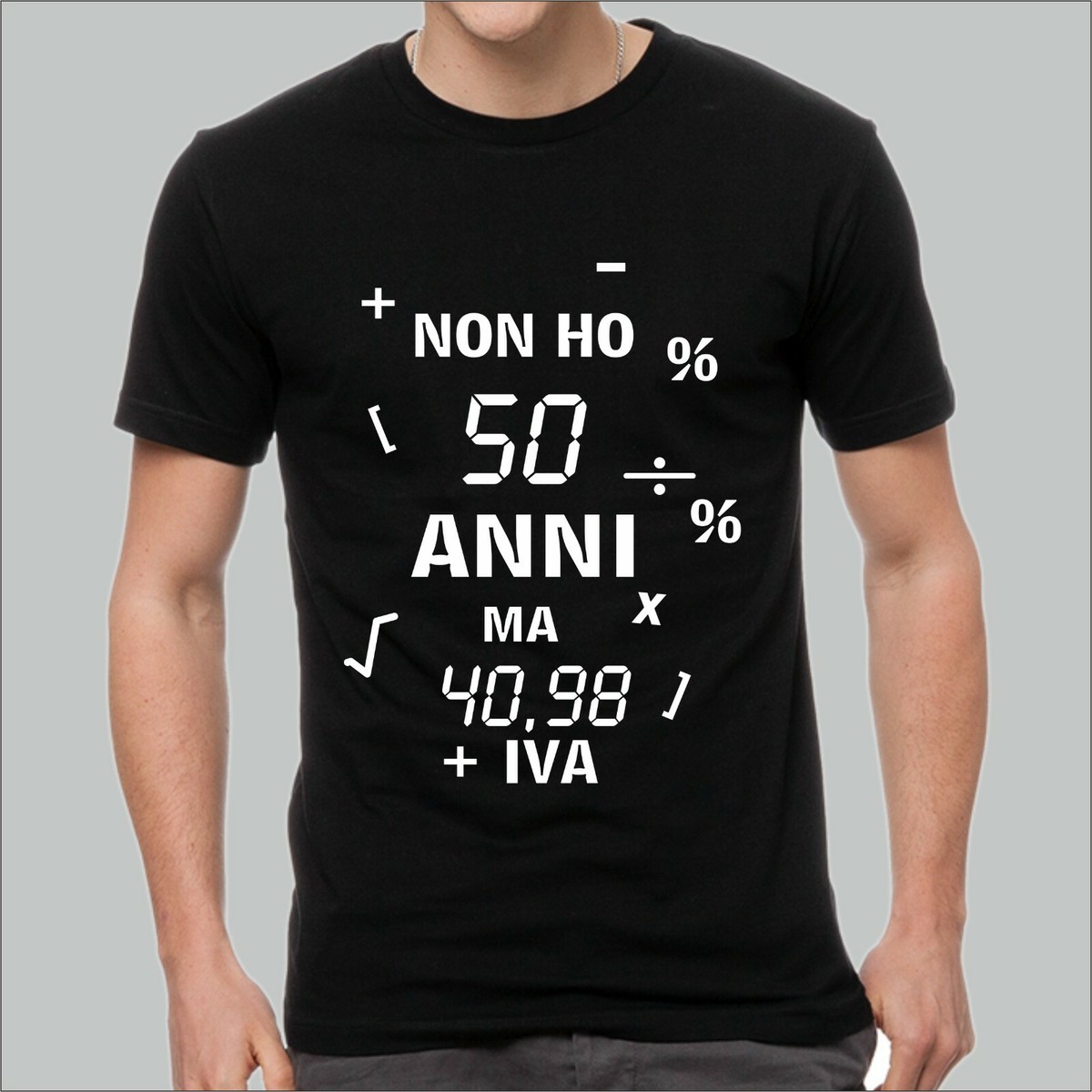 T-SHIRT Uomo 50 anni festa di compleanno idea regalo divertente