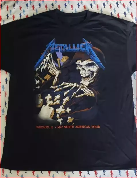 Metallica M72 Chicago IL Night 2 Merch For Soldier Field On August 11 T-Shirt