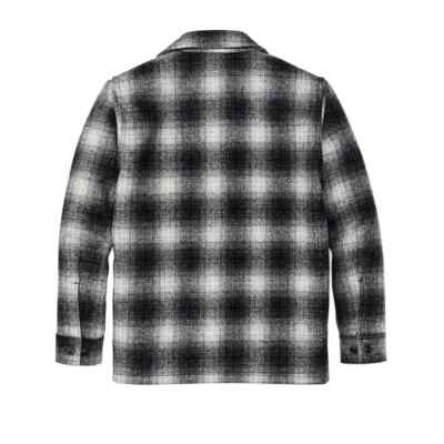 k*g様 lame tweed double zipper shirt jack KAPITAL Sakura-Bone Wrangle Collar Shirt | Dark Gray | SVD USA