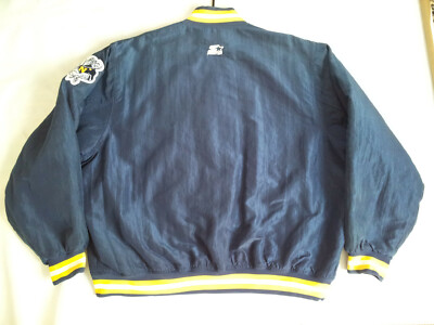 VINTAGE RARE MADE IN USA!! STARTER NAVY BOMBER STYLE JACKET IN