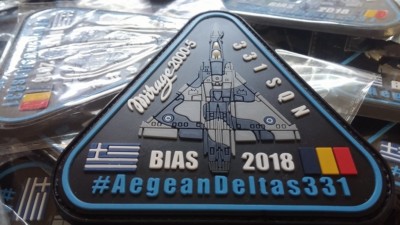 HELLENIC AIR FORCE MIRAGE 2000 DELTA AIR FORCE PVC PATCH