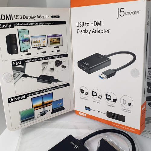 J5Create USB 3.0 To HDMI Display Adapter Model JUA350 - Picture 5 of 7