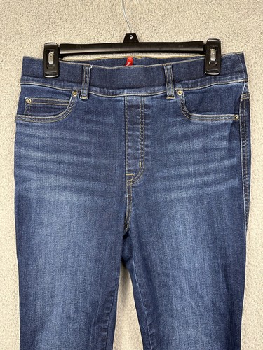 Spanx Clean Indigo Bootcut Trouser Pull On Jeans Stretch Womens Size M Dark Blue - Bild 2 von 8