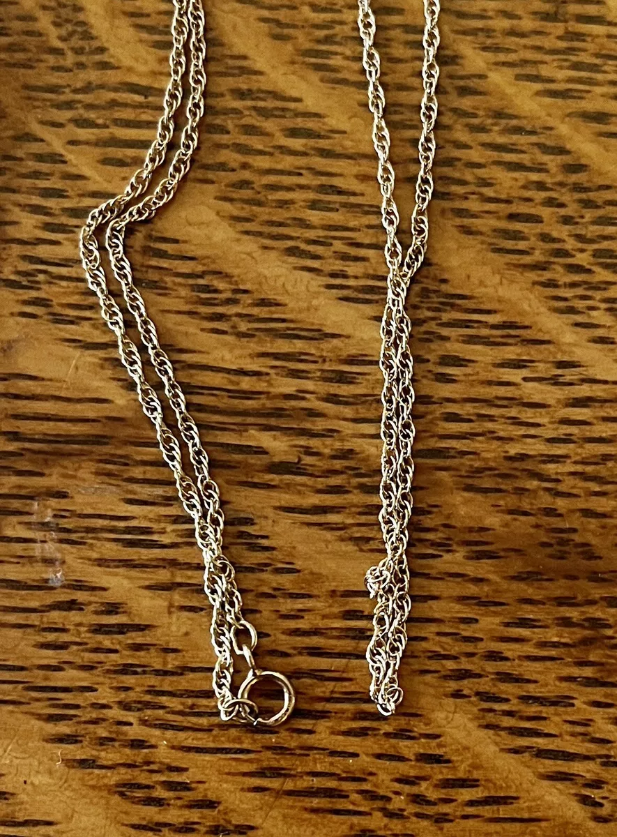 Rio Grande 14 20 14K Yellow Gold Filled Rope Cable 1.1mm Chain 24