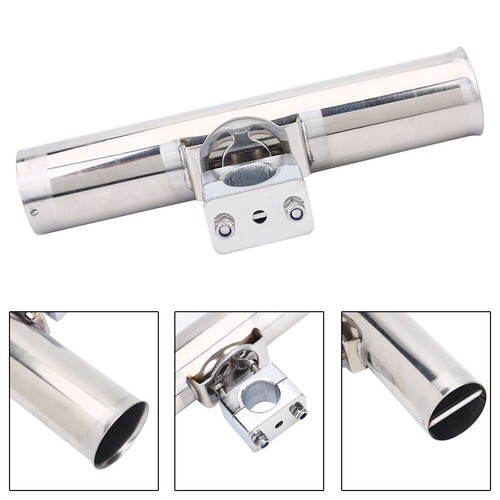 Heavy Duty Stainless Steel Boat Fishing Rod Pole Holder Clamp Support Mount Hot - Picture 5 of 7
