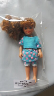 1991 CHARLOTTE BABYSITTER CLUB ANHÄNGER STYLE 14 CM / BARBIE KELLY STYLE