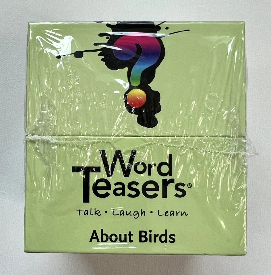 About Birds Conversation Starters Word Teasers Trivia Game Cards NEW  - Image 4 of 4