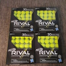 Lot Of 4 30x Hasbro Nerf Rival Edge Series High-impact Rounds E3397 120 Total