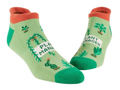Blue Q Plant Manager Sneaker Socken L/XL lustig