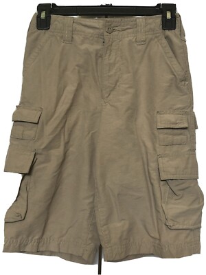 Urban Pipeline Boys Khaki Cargo Shorts Sz 10 Preowned Cotton