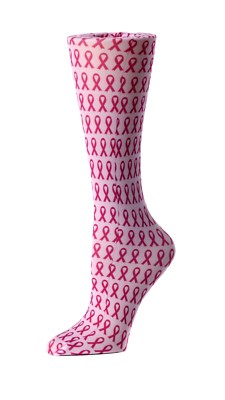 Breast Cancer Awareness 10-18 mmHg Graduated Compression Sock