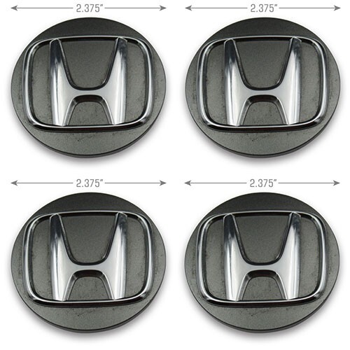 Honda Accord Civic CR-V HR-V Charcoal OEM 19" Wheel Center Cap 64124 44732-TVA-A - Bild 1 von 2
