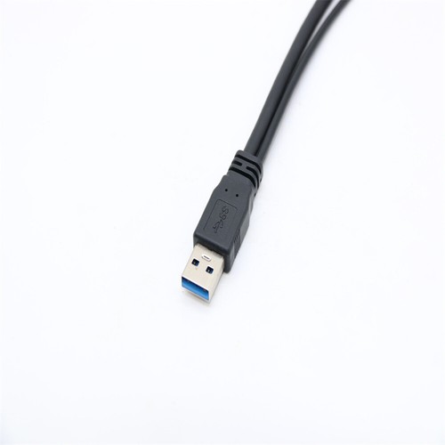 Usb 3.0 Male To 2 Usb Female Data Hub Power Adapter Y Splitter Charging Cable - Zdjęcie 5 z 11