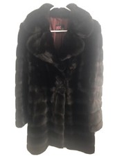 Vintage Womens Faux Fur Made In London Sz S