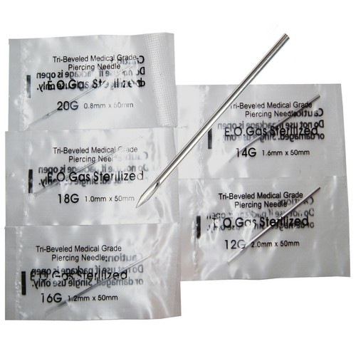 100pcs 20g 2" Tri Beveled Hollow Point Piercing Needle - Picture 4 of 6