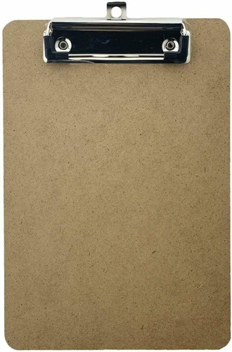 Mini A5 Clipboard Compact Wooden Masonite Hanging Hole Restaurant Office x 36 - Picture 2 of 4