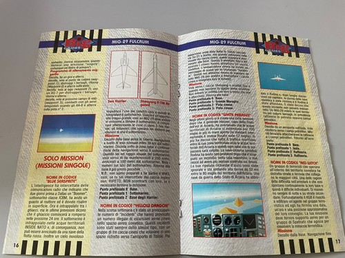 Mig-29 Fulcrum (1991) - ITA Complete, With Manual And Tested - Bild 4 von 5