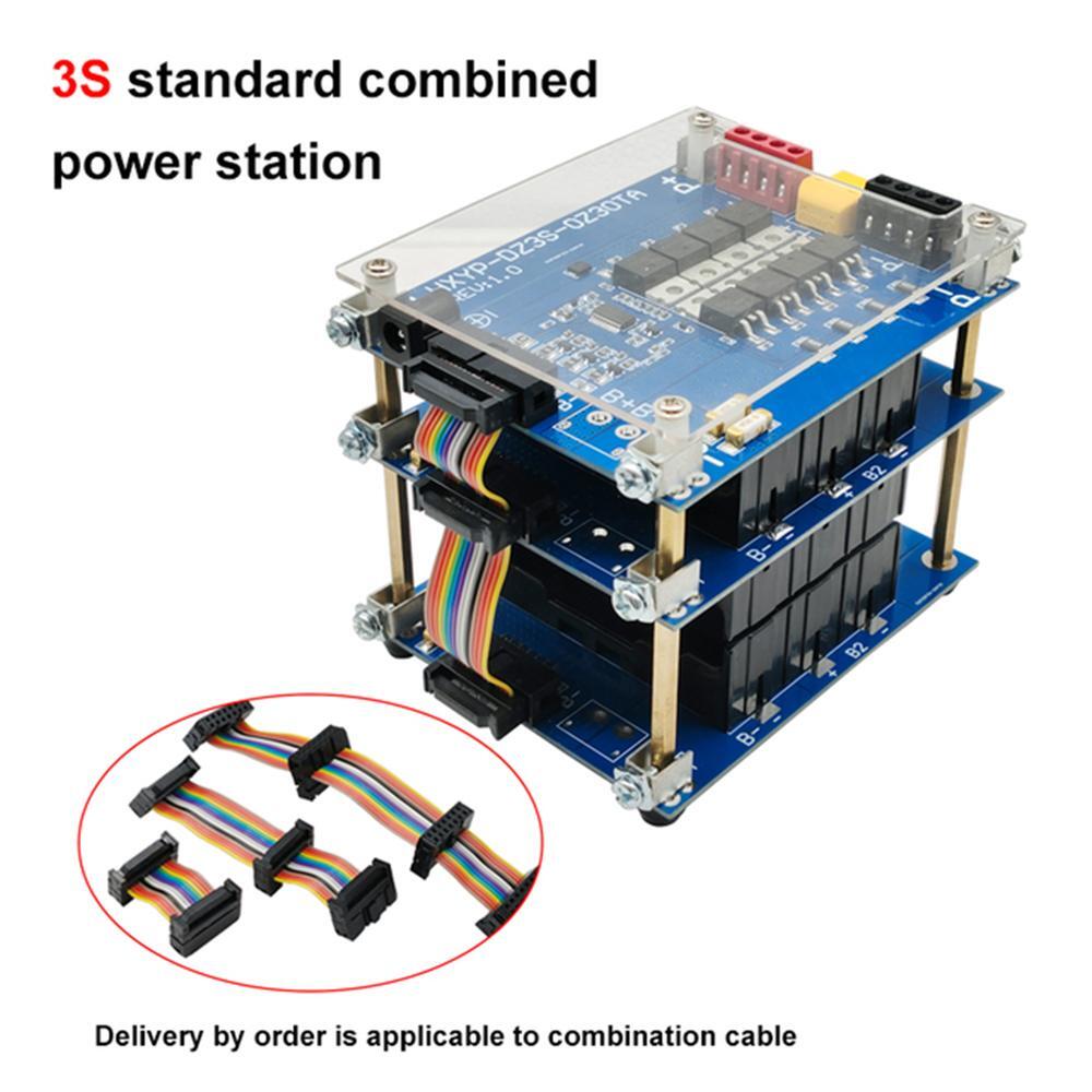 DIY 3S1P 3S2P 12V 18650 Power Wall Battery Pack Holder 3S 30A BMS Battery  Box