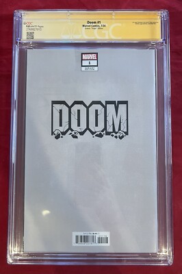 Doom #1 Adi Granov 1:100 Virgin Variant CGC 9.8 Signed by