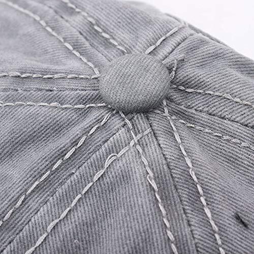 Women's Distressed Ponytail Baseball Hats High Messy Bun Ponycaps - Picture 3 of 5