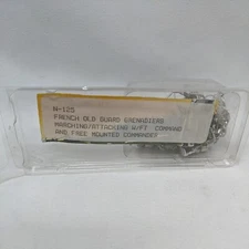 N-125 French Old Guard Grenadiers Command Metal Miniatures