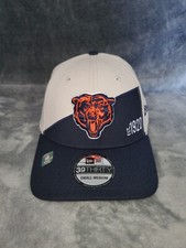 NEW ERA 39 THIRTY NFL CHICAGO BEARS SIDELINE MENS HAT IVORY BLUE SMALL MED NEW