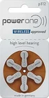 60 Powerone size 312 Hearing Aid Batteries, Made Germany, 60 Batteries Exp 2029