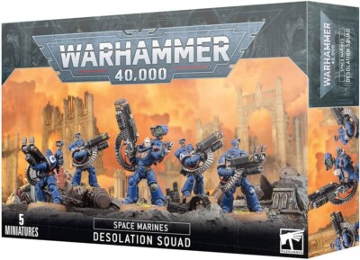 Warhammer 40K Desolation Squad Space Marines Sprue w Transfer Agastus Lot No Box