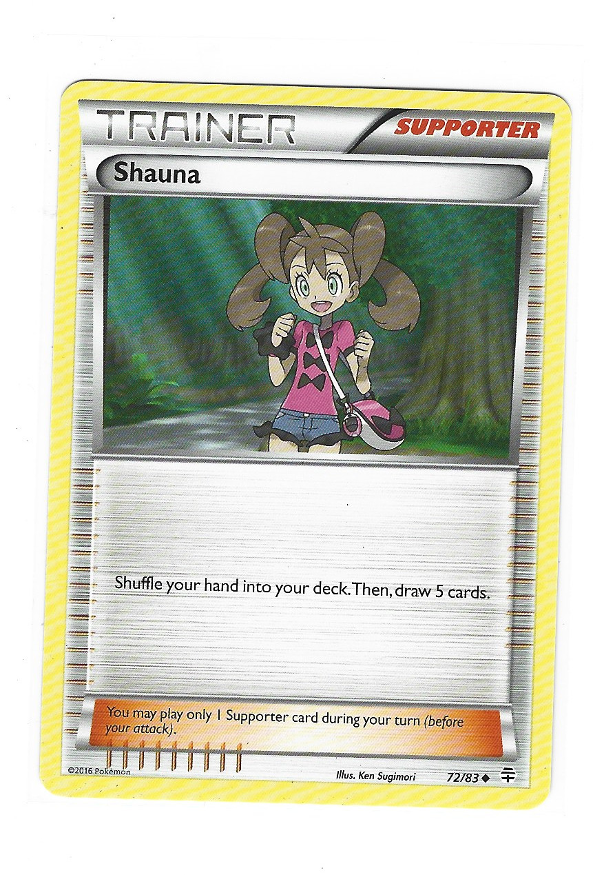 Shauna #72/83 Pokemon Generations Uncommon Trainer Card