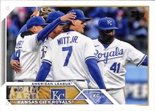 2023 Topps #134 American League Kansas City Royals Kauffman Stadium Baseball 