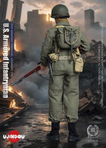Ujindou 1/6 scale 12" WWII US Armored Infantryman Germany Actionfigur UD-9038 - Bild 3 von 5