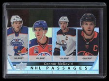 2021-22 Upper Deck NHL Passages pa1 Connor McDavid