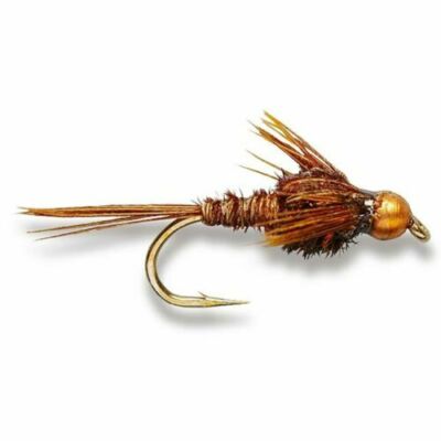  1/2 Dozen Bead Head Pheasant Tail Nymph Fishing Flies