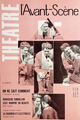 Zeitschrift - L'Avant-Scène Theatre Nr. 267 - Man weiß nicht wie - 1962