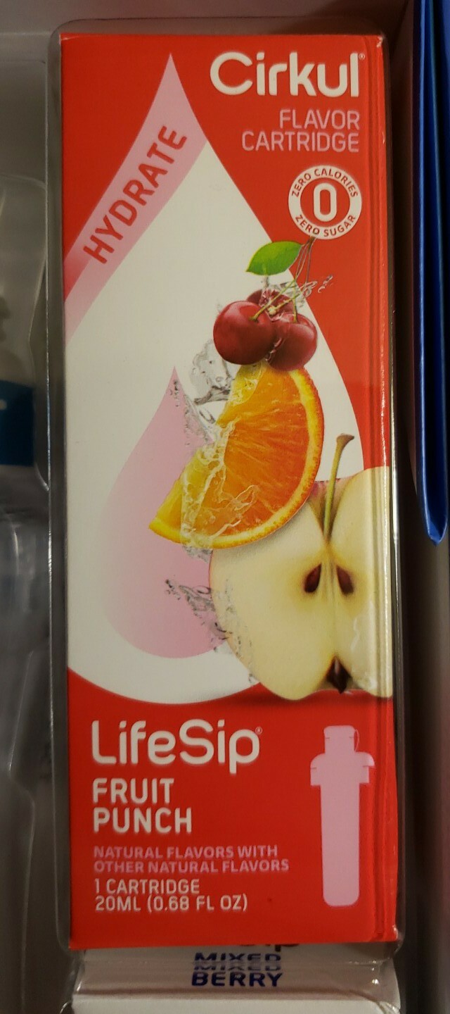 New Cirkul LifeSip FitSip Flavor dial Cartridges and 22 ounce Bottle