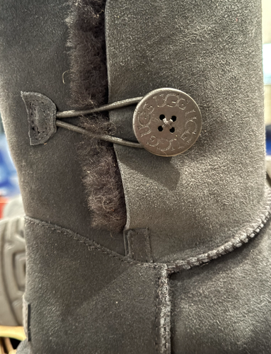 UGG Australia Bailey Button II Damen-Lederstiefeletten Größe 8 - Bild 4 von 5
